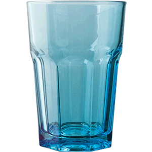 Хайбол «Энжой»; стекло; 350мл; D=83,H=122мм; синий