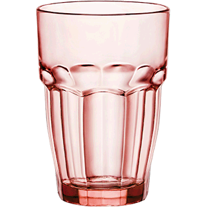 Хайбол «Рок Бар Лаунж»; стекло; 370мл; D=84,H=120мм; персик.