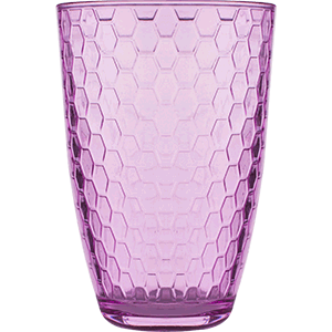 Хайбол «Энжой Лофт»; стекло; 350мл; D=81,H=120мм; розовый 
