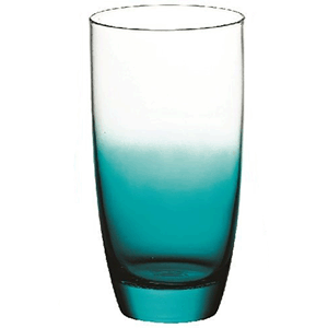 Хайбол; стекло; 525 мл; высота=155 мм; голубой,прозрачный