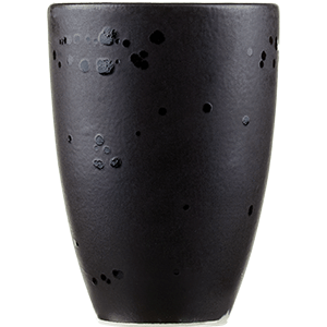 Стакан «Оникс»;  керамика;  350мл;  D=8,H=11см;  черный