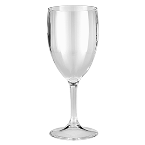 Бокал для вина; пластик; 300 мл; диаметр=7, высота=21 см.