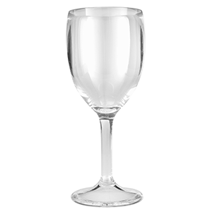 Бокал для вина; пластик; 300 мл; диаметр=7, высота=19 см.