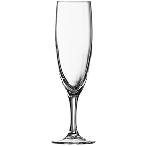 Бокал для шампанского флюте «Элеганс»; стекло; 100 мл; диаметр=46/54, высота=157 мм; прозрачный