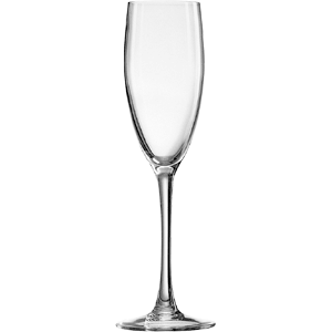 Бокал для шампанского флюте «Каберне»; стекло; 190 мл; диаметр=53/70, высота=223 мм; прозрачный