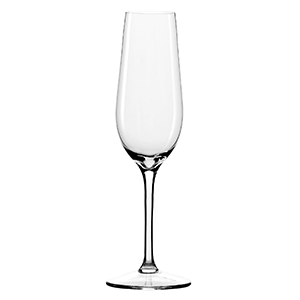 Бокал для шампанского флюте «Ивент»; хрустальное стекло; 195 мл; диаметр=68, высота=221 мм; прозрачный
