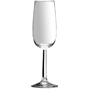 Бокал для шампанского флюте «Букет»; стекло; 190 мл; диаметр=62, высота=200 мм; прозрачный
