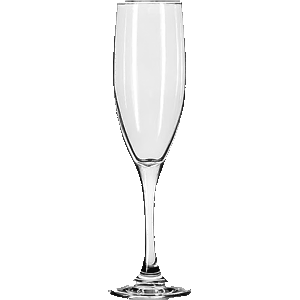 Бокал для шампанского флюте «Эмбасси»; стекло; 170 мл; диаметр=50, высота=222, длина=67 мм; прозрачный