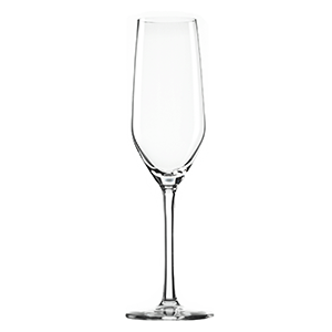 Бокал для шампанского флюте «Ультра»; хрустальное стекло; 185 мл; диаметр=65, высота=216 мм; прозрачный