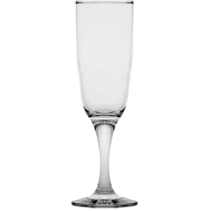 Бокал для шампанского флюте «Роял»; стекло; 190 мл; диаметр=54/66, высота=200 мм; прозрачный