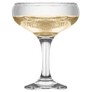 Шампанское-блюдце «Бистро»; стекло; 260мл; D=95/63,H=132мм; прозрачный