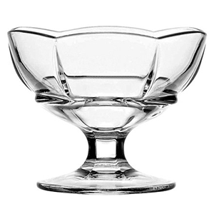 Креманка «Вайолет»; стекло; 174 мл; диаметр=100, высота=80 мм; прозрачный