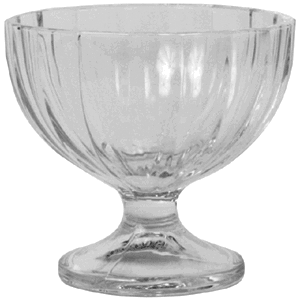 Креманка «Аляска»; стекло; 250 мл; диаметр=103/65, высота=93 мм; прозрачный