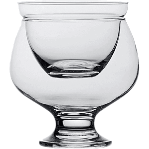 Креманка с икорницей для крабового коктейля ; стекло; 260 мл; диаметр=92, высота=114 мм; прозрачный