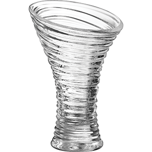 Креманка «Джаззд Свирл»; стекло; 410мл; D=123,H=198мм; прозрачный