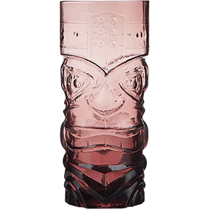 Стакан для коктейлей «Тики»; стекло; 465мл; D=73,H=165мм; фиолетовый