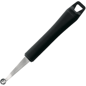 Нож-нуазетка «Шар»; сталь, полипропилен; диаметр=1, высота=1, длина=18 см.; цвет: черный