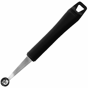 Нож-нуазетка «Шар»; сталь,полипропилен; диаметр=15, высота=15, длина=185 мм; цвет: черный