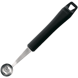 Нож-нуазетка «Шар»; сталь,полипропилен; диаметр=25, высота=15, длина=190 мм; цвет: черный