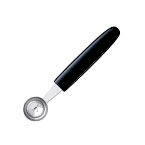 Нож для декоративной нарезки фруктов; нержавейка; длина=16 см.; серебристый