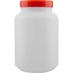 Емкость для сока с крышкой в ассортименте; пластик; 2л; диаметр=9, высота=19 см.; белый