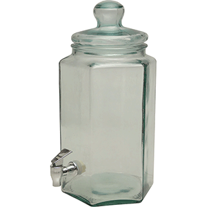 Лимонадник (банка-емкость с краном); стекло; 6л; H=40см; прозрачный