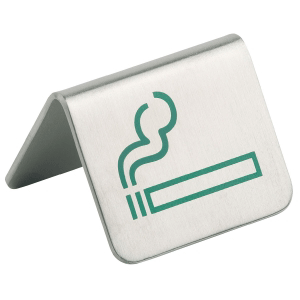 Табличка «Можно курить» (2 штуки); металл; 100 мл; высота=37, длина=50, ширина=50 мм; металлический,зеленый