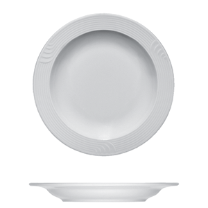 Тарелка мелкая «Карат»; материал: фарфор; диаметр=20, высота=2 см.; белый