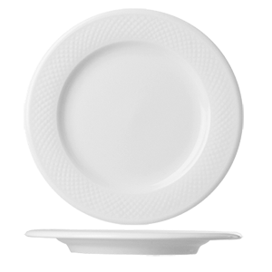 Тарелка мелкая «Портофино»; материал: фарфор; диаметр=21, высота=3 см.; белый
