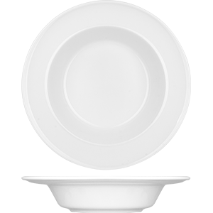 Тарелка глубокая «Экселенси»; материал: фарфор; диаметр=22.5, высота=4 см.; белый