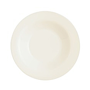 Тарелка глубокая «Зеникс»; зеникс; 250 мл; диаметр=22, высота=3.6 см.; белый