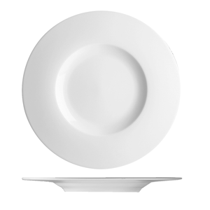 Тарелка мелкая «С-Класс»; материал: фарфор; диаметр=22, высота=2 см.; белый