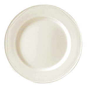 Тарелка мелкая «Айвори Монте Карло»; материал: фарфор; диаметр=25 см.; слоновая кость