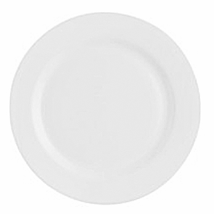 Тарелка мелкая «Зеникс»; зеникс; диаметр=25.5 см.; белый