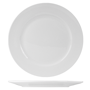 Тарелка мелкая «Кунстверк»; материал: фарфор; диаметр=25.5, высота=2.5 см.; белый
