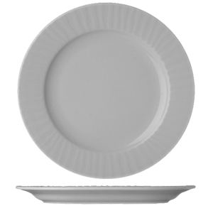 Тарелка мелкая «Нестор»; материал: фарфор; диаметр=30.5, высота=2 см.; белый