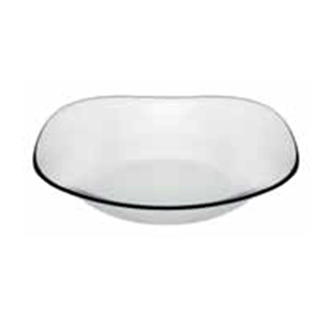 Тарелка глубокая закаленное стекло; диаметр=21.5 см.; прозрачный
