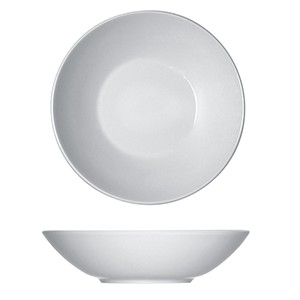 Тарелка глубокая «Опшенс»; материал: фарфор; диаметр=30, высота=4 см.; белый