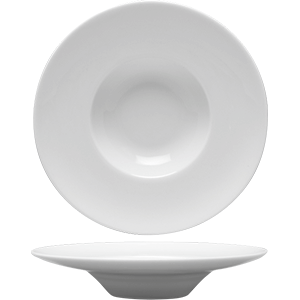 Тарелка для комплимента «Солэр»; фарфор; D=133,H=25мм; белый