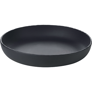 Тарелка глубокая «Базальт»;  керамика;  D=270,H=55мм;  черный