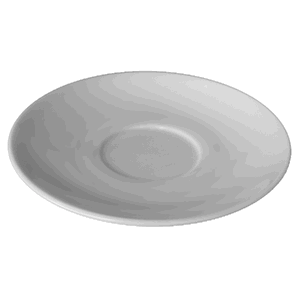 Блюдце «Ресторан»; стекло; диаметр=15 см.; белый