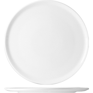 Блюдо для пиццы «Чинция»; материал: фарфор; диаметр=29 см.; белый