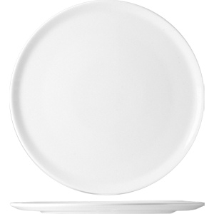 Блюдо для пиццы «Чинция»; материал: фарфор; диаметр=32 см.; белый