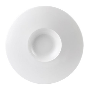 Блюдо «Монако Вайт»; материал: фарфор; 240 мл; диаметр=31, высота=4 см.; белый
