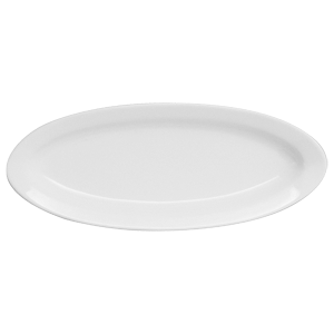 Блюдо овальное «Кунстверк»; материал: фарфор; высота=3, длина=45.5, ширина=30.5 см.; белый