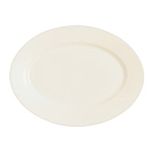 Блюдо овальное «Зеникс»; зеникс; высота=2, длина=35, ширина=26 см.; белый