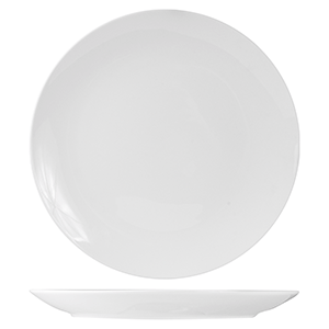 Блюдо круглое без борта «Кунстверк»; материал: фарфор; диаметр=32.4 см.; белый