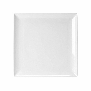 Блюдо квадратное «Тэйст вайт»; материал: фарфор; длина=27, ширина=27 см.; белый