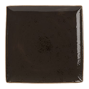 Блюдо квадратное «Крафт Грэй»; фарфор; , H=18, L=270, B=270мм; серый