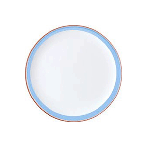Блюдо для пиццы «Рио Блю»; материал: фарфор; диаметр=31 см.; белый, синий